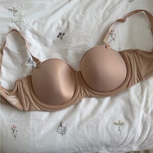 SKIMS FITS EVERYBODY Women's Tan Strapless Bra - Size 38 NWOT